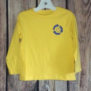 Yellow unisex Long sleeve, Earth, Recycle, 2T